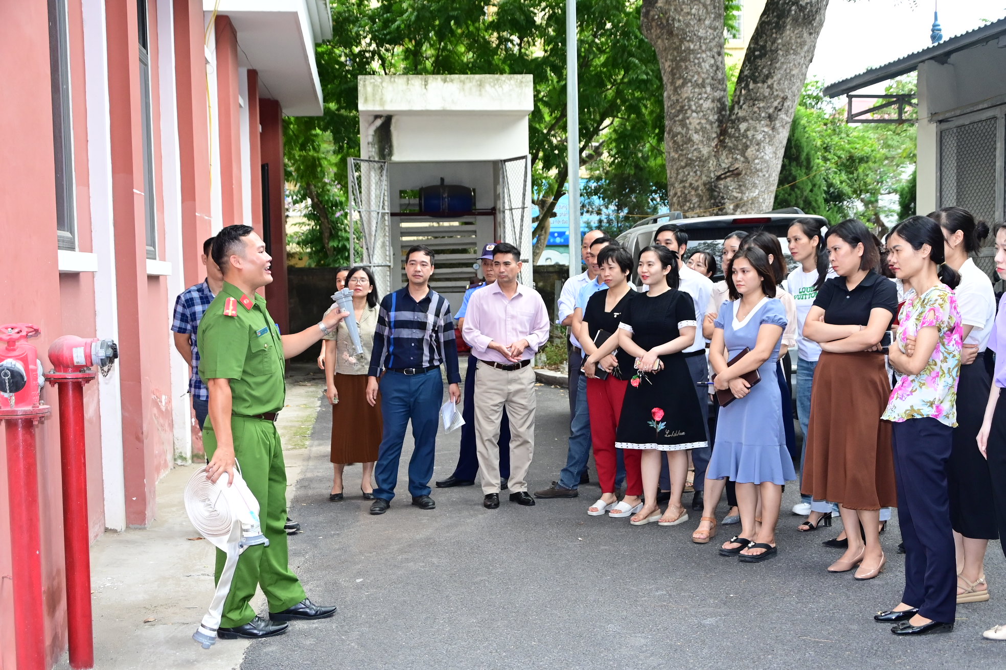 Phòng Cảnh sát PCCC và CNCH phối hợp Sở Nông nghiệp và Phát triển nông thôn tập huấn công tác PCCC và CNCH
